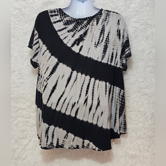 Calvin Klein Monochrome Tie-Dye Short Sleeve Tee - Picture 5 of 9